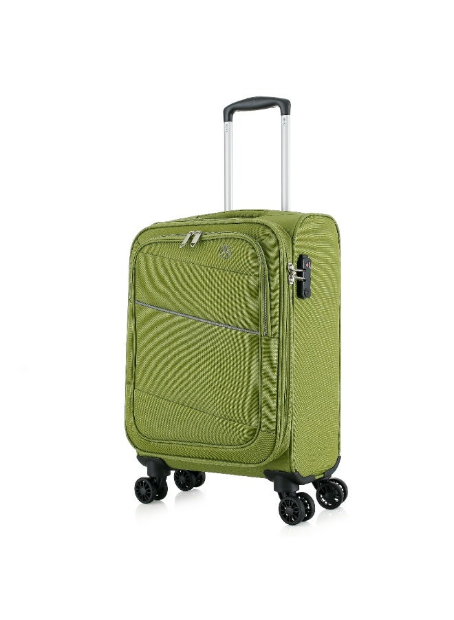 اتش تي طقم حقائب سفر من 3 قطع من H.T | حقائب سفر ذات غلاف ناعم | طقم حقائب سفر خفيفة الوزن قابلة للتوسيع بعجلات (33 لترًا، حقيبة سفر خفيفة الوزن) (حقيبة يد/حقيبة صغيرة للمقصورة 20 بوصة) - Image 2